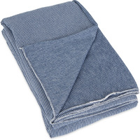 Bucky Jersey Stripe - Blanket Scarf - Navy Stripe