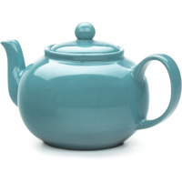 RSVP International Stoneware Teapot, Turquoise