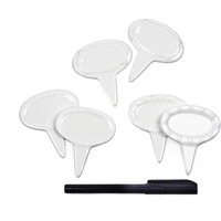 RSVP Intl Oval Cheese Marker (Set of 6)