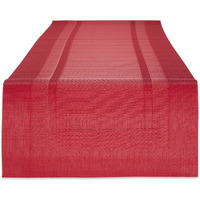 DII Tango Red PVC Doubleframe Table Runner 14x72