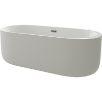 Broxton 67" Freestanding Air jetted Bathtub with no faucet
