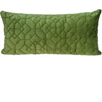 Parkland Collection Sora Transitional Quilted Olive Throw Pillow