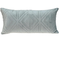 Parkland Collection Reta Transitional Quilted Gray Throw Pillow