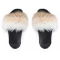 Faux Fur Slides