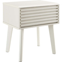 Render End Table, White