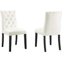 Duchess Performance Velvet Dining Chairs - Set of 2