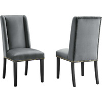 Baron Performance Velvet Dining Chairs - Set of 2