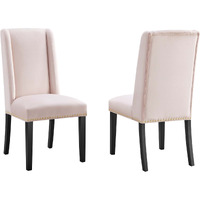 Baron Performance Velvet Dining Chairs - Set of 2