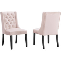 Baronet Performance Velvet Dining Chairs - Set of 2