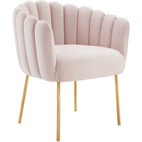 Sanna Channel Tufted Performance Velvet Armchair