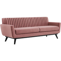 Engage Channel Tufted Performance Velvet Sofa