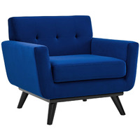 Engage Performance Velvet Armchair