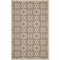 Ariana Vintage Floral Trellis 9x12 Indoor and Outdoor Area Rug
