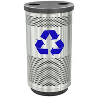 Perforated Recycling Receptacle