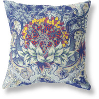 Vase SunFlower Matches Broadcloth Indoor Outdoor Blown and Closed Pillow Blue Gray Yellow Red