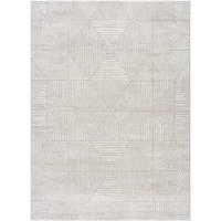 United Weavers Reserve Montana White Area Rug 5'3" x 7'2"