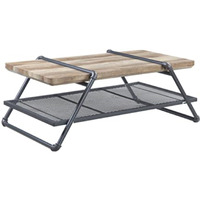 LV00430 - Coffee Table, Oak & Sandy Gray Finish - Brantley