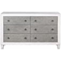 BD00663 - Dresser, Rustic Gray & Weathered White Finish - Katia