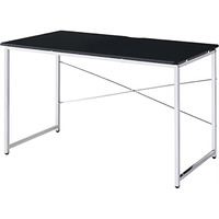 AC00904 - Vanity Desk , Black & Chrome Finish - Tennos
