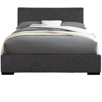 Abbey Platform Bed, Gray, King