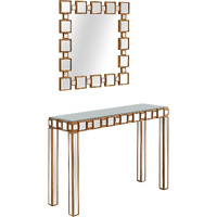 Orion Wall Mirror and Console