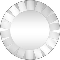 Glass Petal Mirror