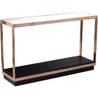 Lexina Glass-Top Console Table