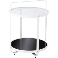 Vimmerly Glass-Top End Table