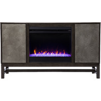 Lannington Color Changing Fireplace w/ Media Storage