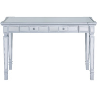 Glenview Glam Mirrored Writing Desk w/ Drawers