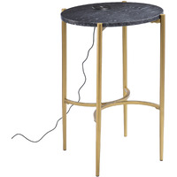 Clarvin Side Table w/ Wireless Charging Station