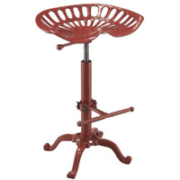 Farmhouse Tractor Stool, Red