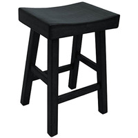 Cafe Saddle Stool 24"H
