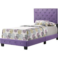 Suffolk Purple Twin Panel Bed