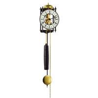 RAVENSBURG, Skeleton Wall Clock with a Mechanical 8 Day Passing Bell Strike Movement