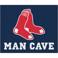 Boston Red Sox Man Cave Tailgater Rug - 5ft. x 6ft. - Socks Primary Logo