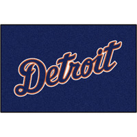 Detroit Tigers Starter Accent Rug - 19in. x 30in. - Detroit Script Alternate Logo