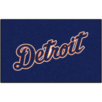 Detroit Tigers Ulti-Mat Rug - 5ft. x 8ft. - Detroit Script Alternate Logo