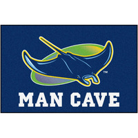 Tampa Bay Rays Man Cave Starter Mat Accent Rug - 19in. x 30in. - Devil Ray Alternate Logo