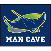 Tampa Bay Rays Man Cave Tailgater Rug - 5ft. x 6ft. - Devil Ray Alternate Logo