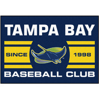 Tampa Bay Rays Starter Mat Accent Rug - 19in. x 30in. Uniform Design - Devil Ray Alternate Logo