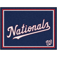 Washington Nationals 8ft. x 10 ft. Plush Area Rug - Nationals Script Alternate Logo
