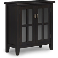 Artisan SOLID WOOD Low Storage Cabinet in Hickory Brown