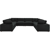 Commix Down Filled Overstuffed 8-Piece Sectional Sofa
