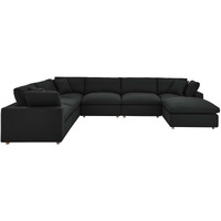 Commix Down Filled Overstuffed 7-Piece Sectional Sofa