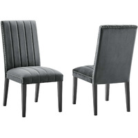 Catalyst Performance Velvet Dining Side Chairs - Set of 2