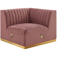 Conjure Channel Tufted Performance Velvet Right Corner Chair