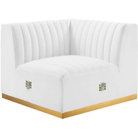 Conjure Channel Tufted Performance Velvet Right Corner Chair
