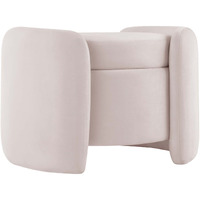 Nebula Upholstered Performance Velvet Ottoman