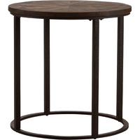 Landsmill Round Industrial End Table